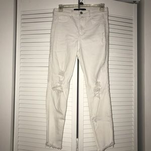 Hollister High Rise Crop Jeans